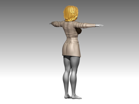 Woman 3D Print Model