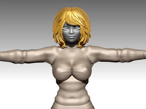 Woman 3D Print Model