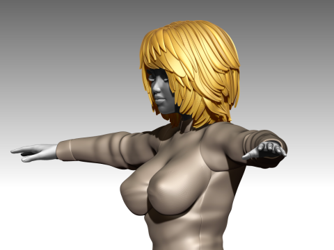 Woman 3D Print Model