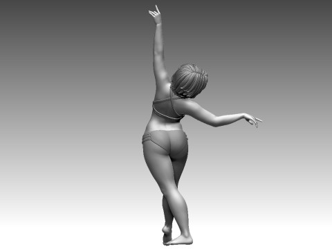 Woman 3D Print Model