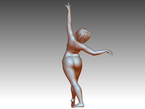 Woman 3D Print Model