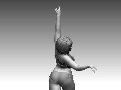 Woman 3D Print Model