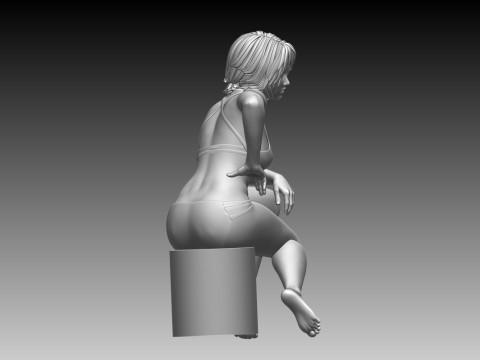 Woman 3Dプリントモデル