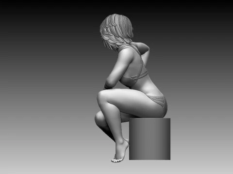 Woman 3D Print Model