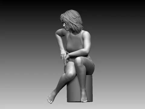 Woman 3D Print Model