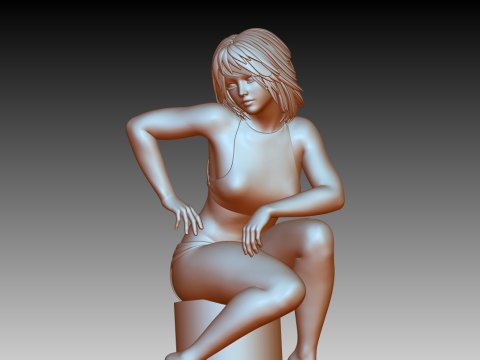 Woman 3Dプリントモデル