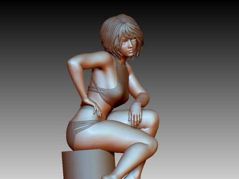 Woman 3Dプリントモデル
