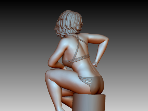 Woman 3Dプリントモデル