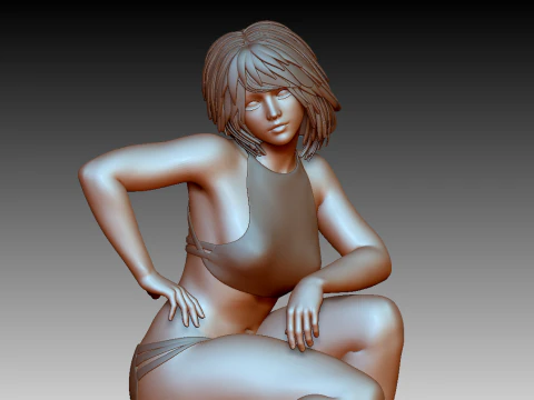 Woman 3D Print Model