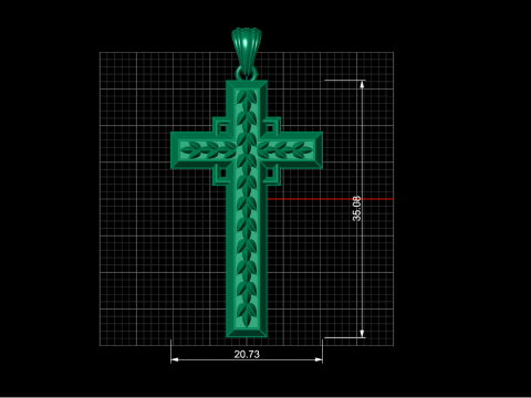 CROSS STYLE PENDANT 3D printmodel