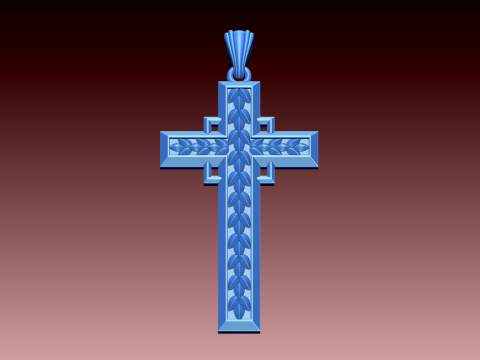 CROSS STYLE PENDANT 3D printmodel