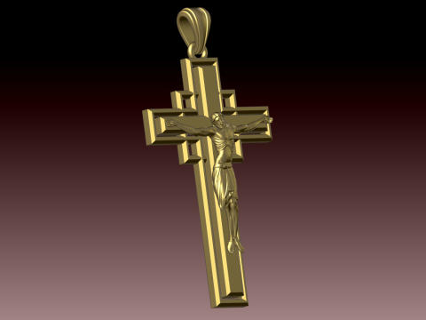 CROSS STYLE PENDANT 3D 打印模型