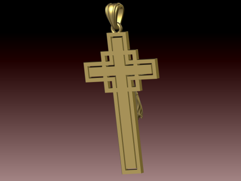CROSS STYLE PENDANT 3D 打印模型