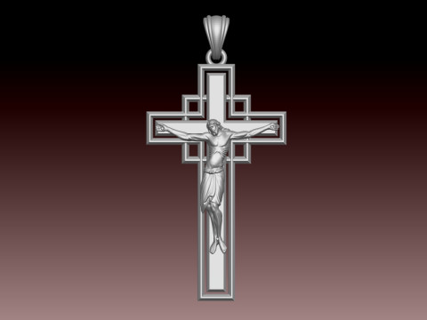 CROSS STYLE PENDANT 3D 打印模型