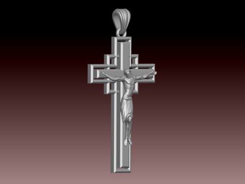 CROSS STYLE PENDANT 3D 打印模型