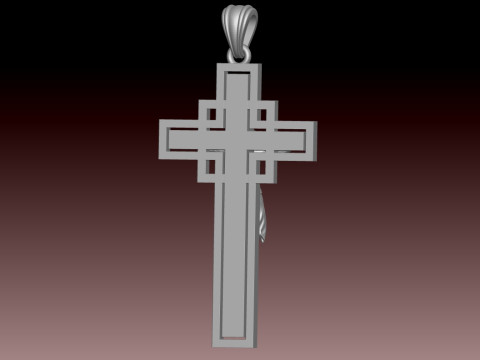 CROSS STYLE PENDANT 3D 打印模型