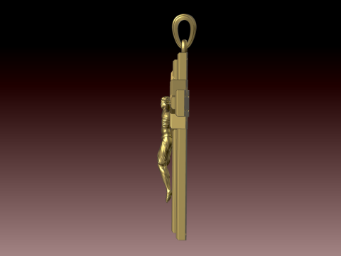 CROSS STYLE PENDANT 3D Baskı Modeli