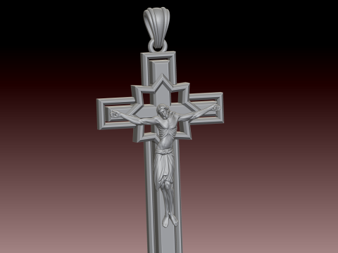 CROSS STYLE PENDANT 3D Baskı Modeli