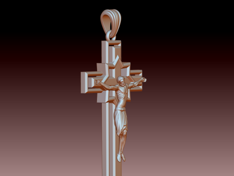 CROSS STYLE PENDANT 3D Baskı Modeli