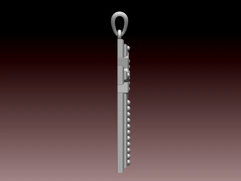 CROSS STYLE PENDANT 3D Print Model