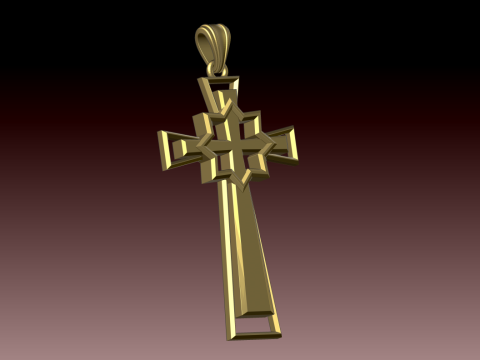 CROSS STYLE PENDANT 3D Принт Модель