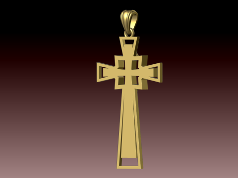CROSS STYLE PENDANT 3D Принт Модель