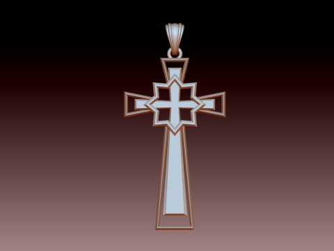 CROSS STYLE PENDANT 3D Принт Модель