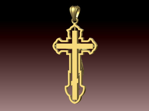 CROSS STYLE PENDANT 3D Принт Модель
