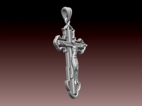 CROSS STYLE PENDANT 3D Print Model
