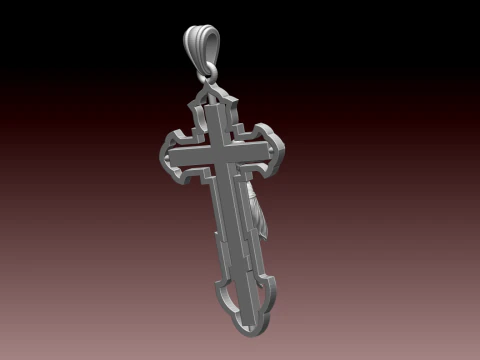 CROSS STYLE PENDANT 3D Print Model
