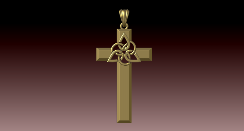 CROSS STYLE PENDANT MODEL 3D Принт Модель .c4d .max .obj .3ds .fbx .stl .blend 