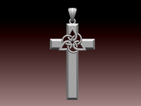CROSS STYLE PENDANT MODEL 3D Принт Модель