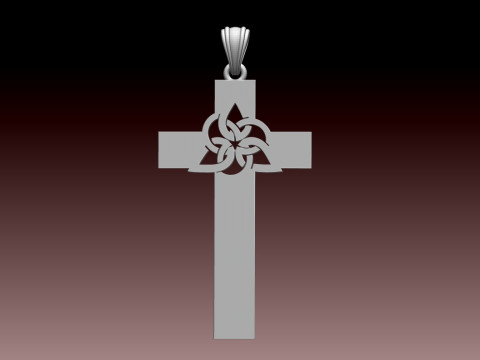 CROSS STYLE PENDANT MODEL 3D Принт Модель