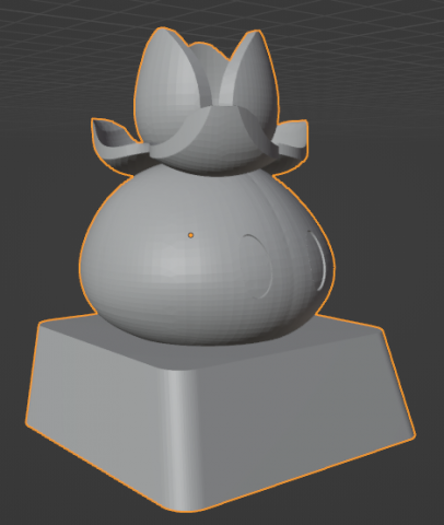 Keycap Genshin Impact Slime Dendro Body 3D 프린트 모델 .c4d .max .obj .3ds .fbx .stl .blend 