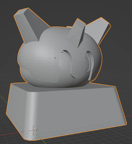 Keycap Genshin Impact Slime Geo Bot 3D Print Model .c4d .max .obj .3ds .fbx .stl .blend 