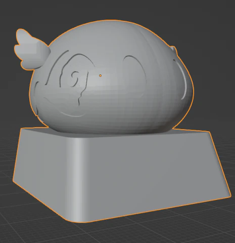 键帽 Genshin Impact 史莱姆 Ameno Slime 3D 打印模型 .c4d .max .obj .3ds .fbx .stl .blend