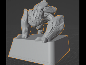 Keycap miniature forest crawler 3D 打印模型