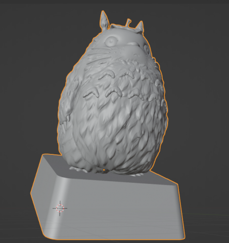 Keycap My Neighbor Totoro 3D-printmodel .c4d .max .obj .3ds .fbx .stl .blend 