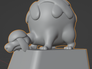 Keycap pokemon appletun 3D 打印模型