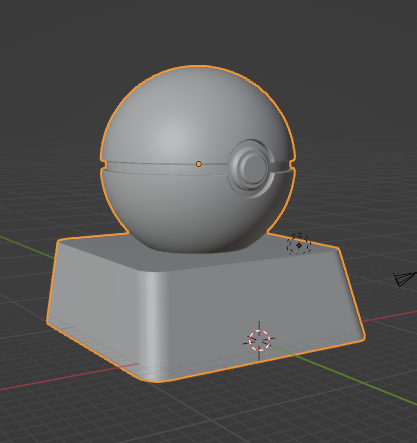 Keycap pokemon ball 3D प्रिंट मॉडल .c4d .max .obj .3ds .fbx .stl .blend 