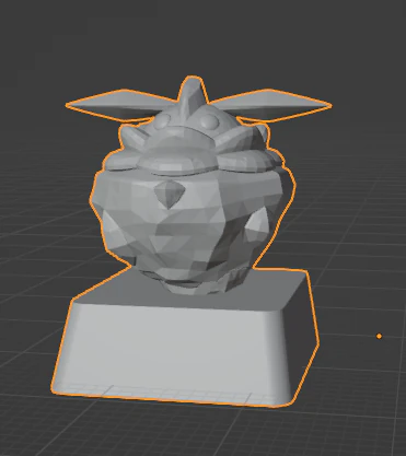 Keycap pokemon carbink 3D Print Model .c4d .max .obj .3ds .fbx .stl .blend 