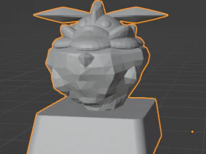 キーキャップ ポケモン カービンク 3Dプリントモデル