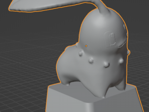 Keycap pokemon chikorita 3D 打印模型
