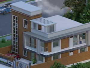 Modern House 3D 模型
