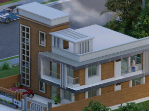Modern House 3D Model