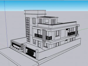 Modern House 3D Model