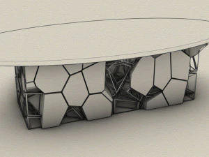Parametric Table 3D Model