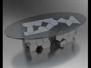 Parametric Table 3D Model