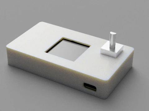 Compteur de vitesse GPS avec RP2040-Zero Modèle 3D