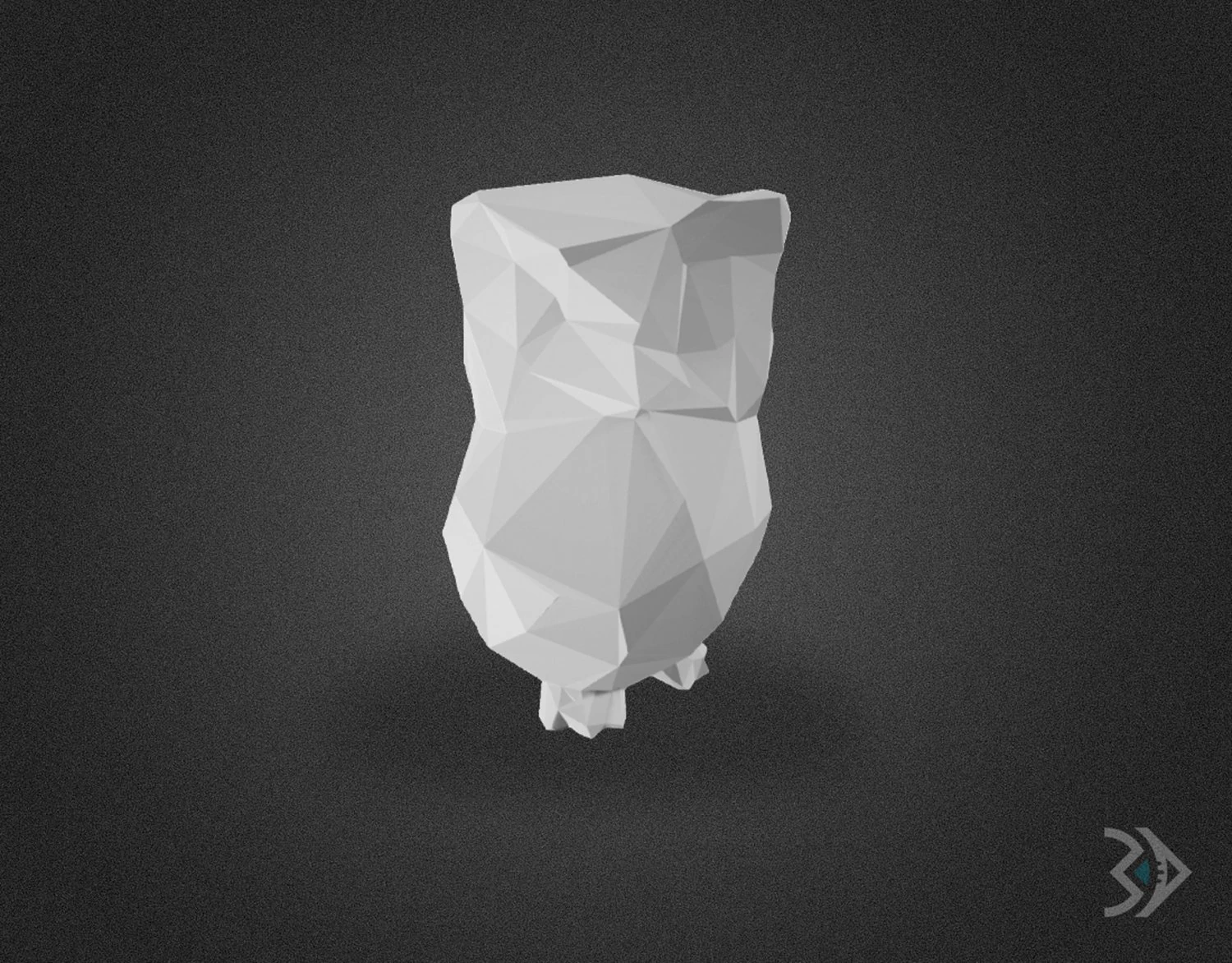 CORUJA POBRE Modelo de Impressão 3D .c4d .max .obj .3ds .fbx .stl .blend 